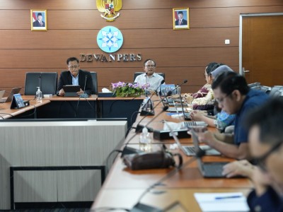 Pertemuan antara BSSN dan Dewan Pers Bahas Keamanan siber di Sektor Media