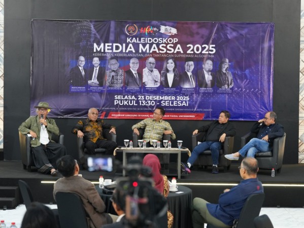Wakil ketua Dewan Pers menjadi narasumber dalam dialog dialog Kaleidoskop Media Massa 2025 diselenggarakan Persatuan Wartawan Indonesia (PWI)