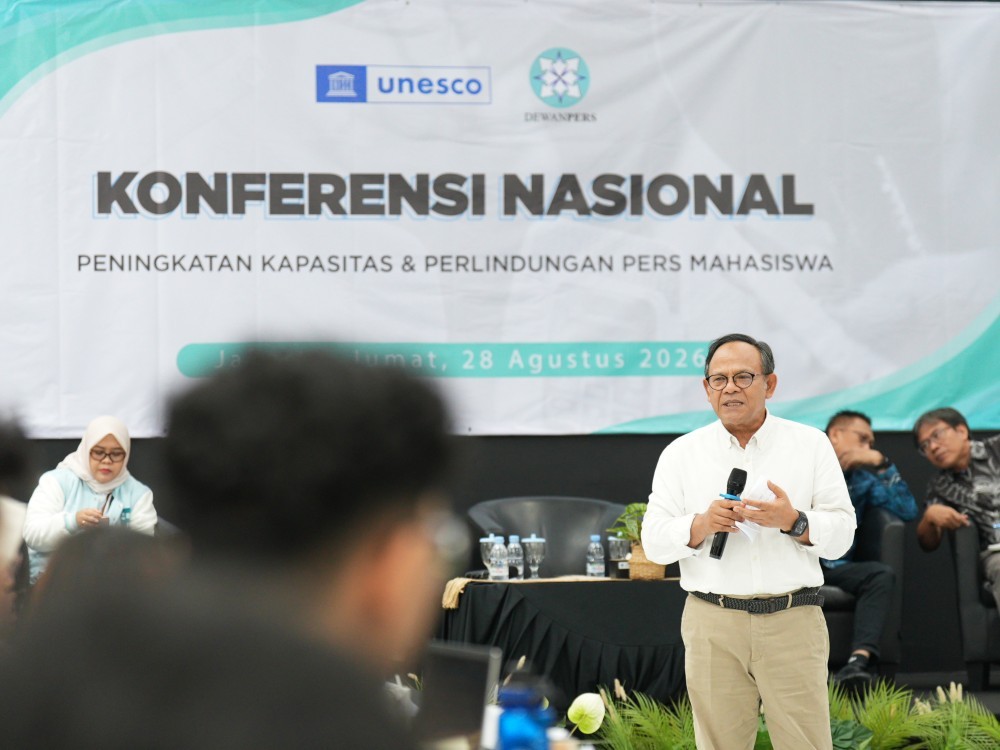 Ketua Dewan Pers Komaruddin Hidayat Ungkap Keunggulan Aktivis Pers Mahasiswa