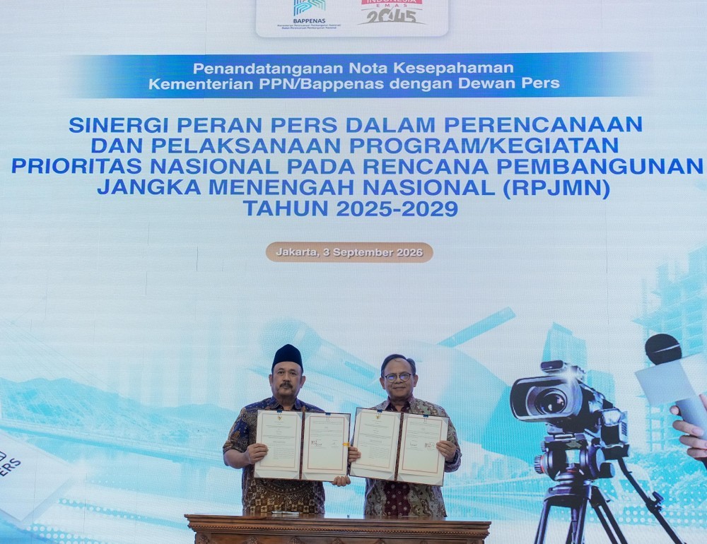Dewan Pers dan Bappenas Bersinergi, Perkuat Pers dan Ruang Publik Berbasis Fakta