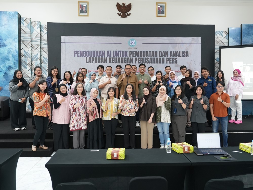 Dewan Pers Dorong Pemanfaatan AI untuk Optimalisasi Laporan Keuangan
