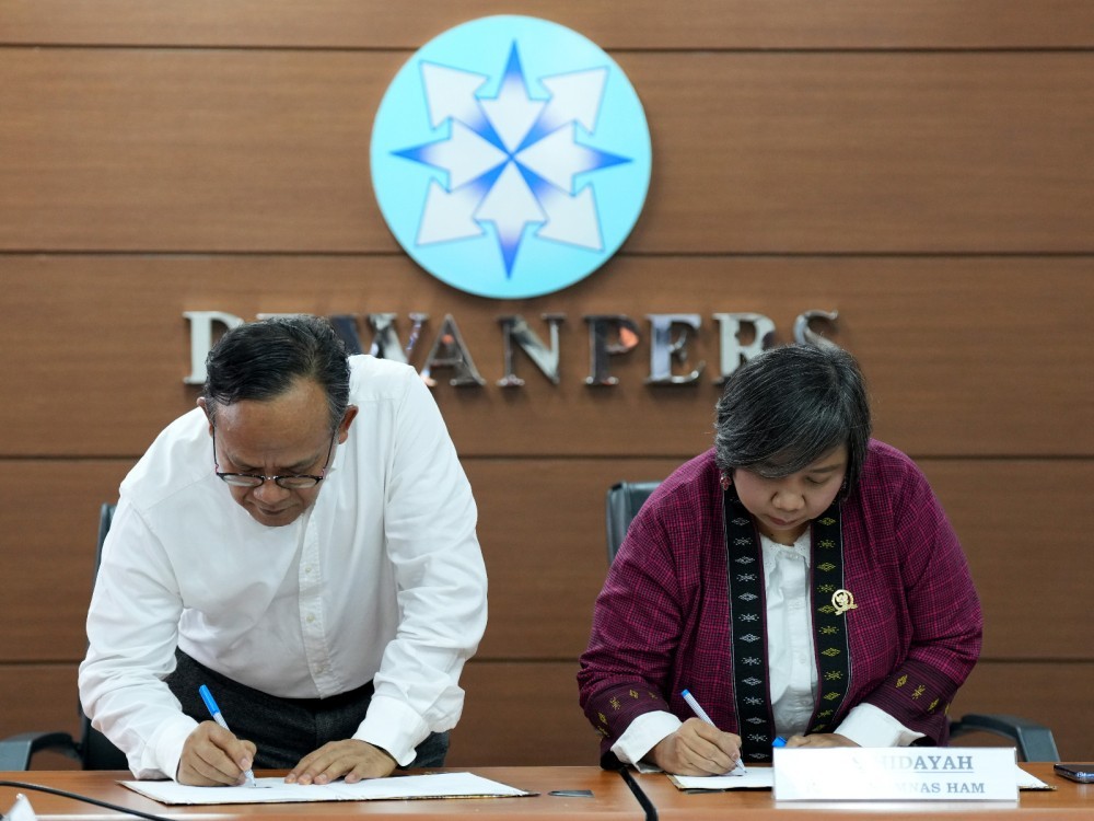 Dewan Pers dan Komnas HAM Perkuat Perlindungan Kemerdekaan Pers Melalui Nota Kesepahaman