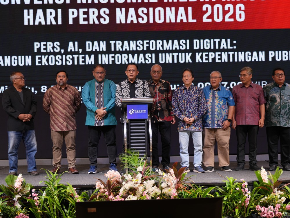 Deklarasi pers nasional 2026: Dorong Revisi UU Penyiaran dan Perlindungan Hak Cipta Karya Jurnalistik